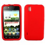 Wholesale LG Marquee LS855 Silicon Soft Case (Red)